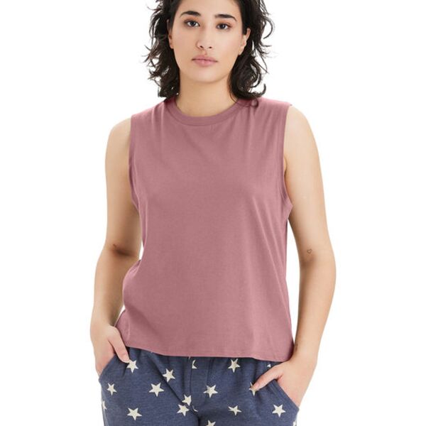 Ladies' Go-To Cropped Muscle T-Shirt Thumbnail